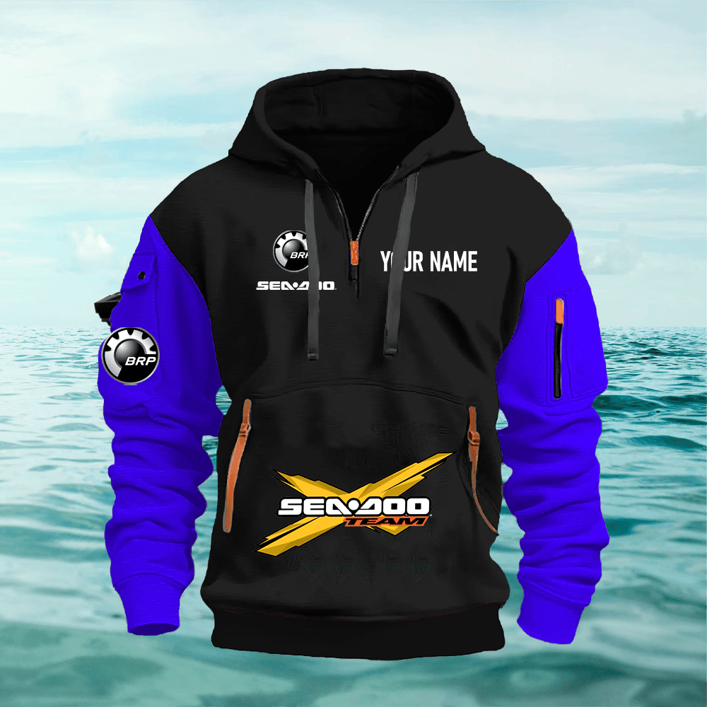 SD Custom Name Quarter Zipper Hoodie