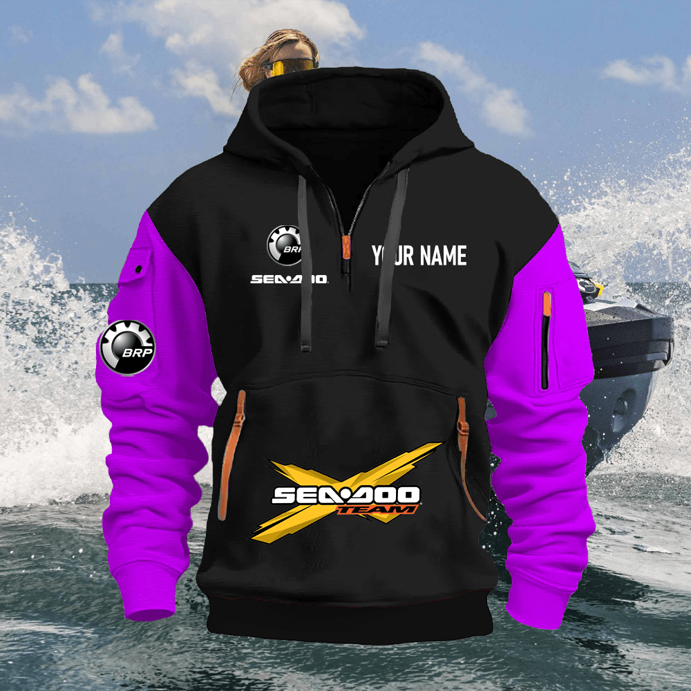 SD Custom Name Quarter Zipper Hoodie