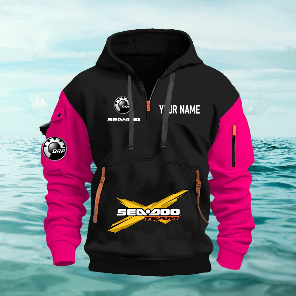 SD Custom Name Quarter Zipper Hoodie