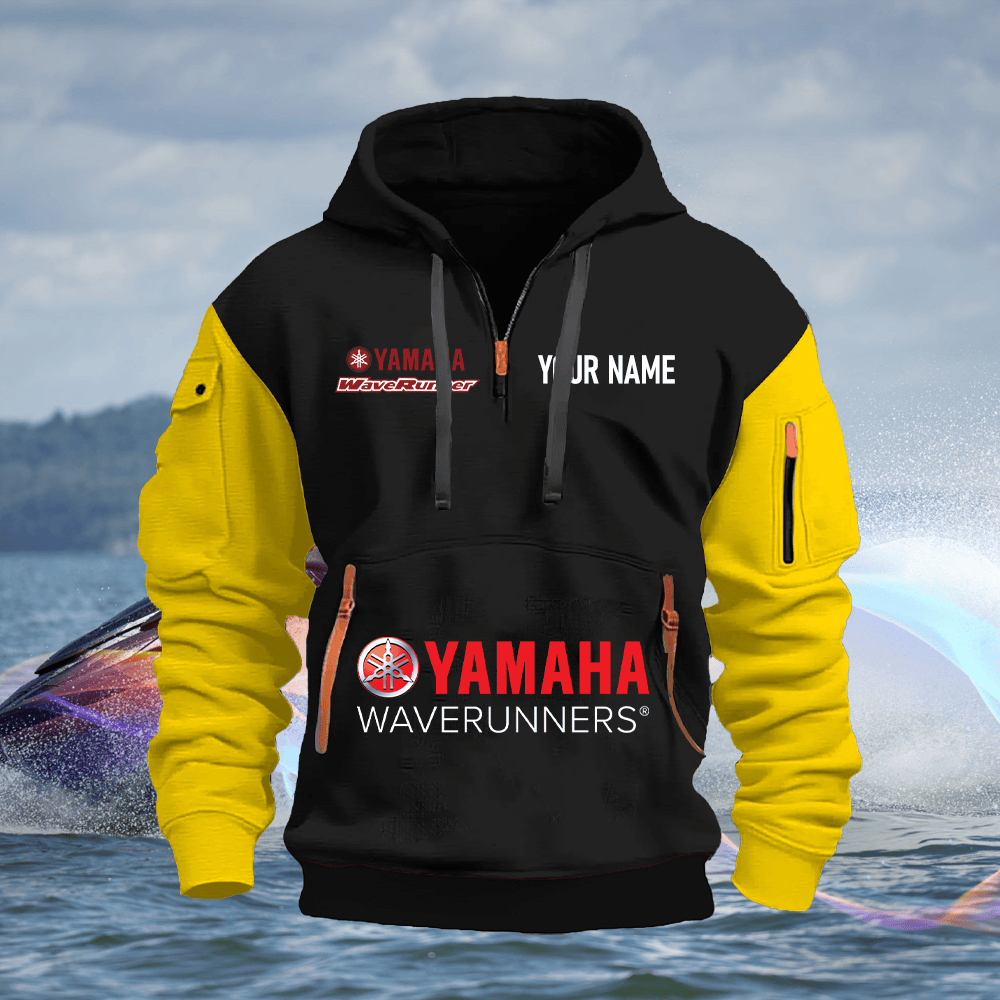 YA Custom Name Quarter Zipper Hoodie