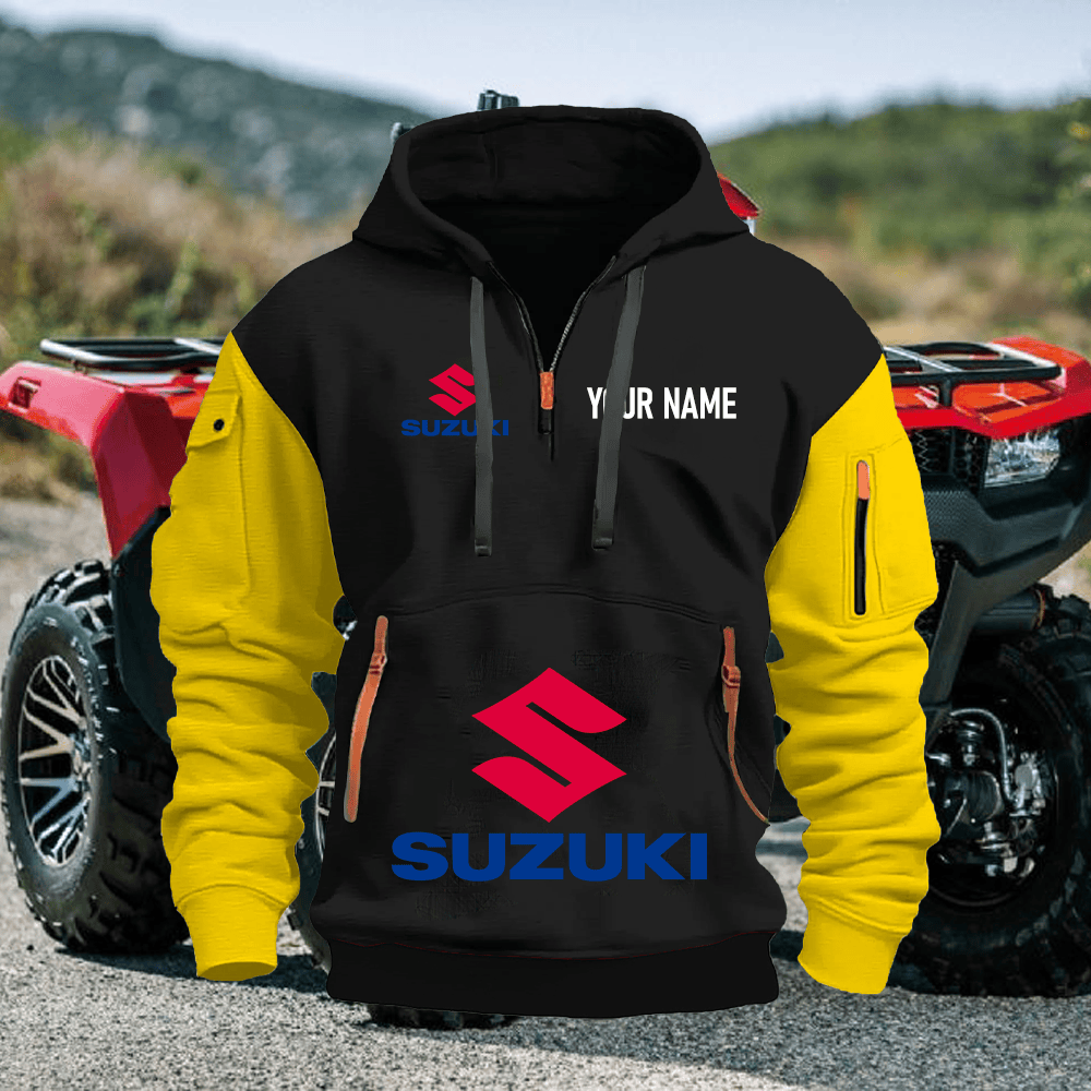 SZ Custom Name Quarter Zipper Hoodie