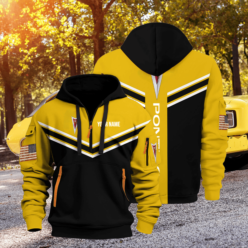 PT custom print name quarter zipper jacket