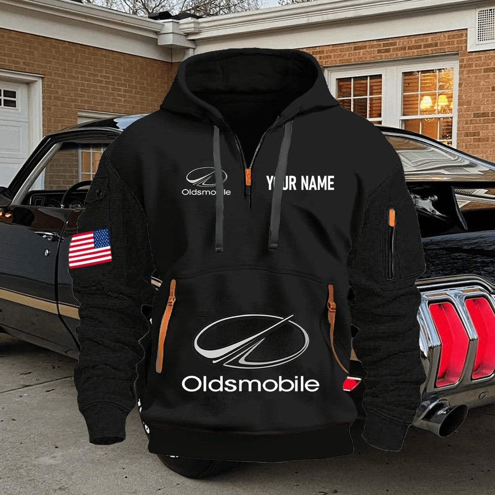 OM Custom Name Quarter Zipper Hoodie