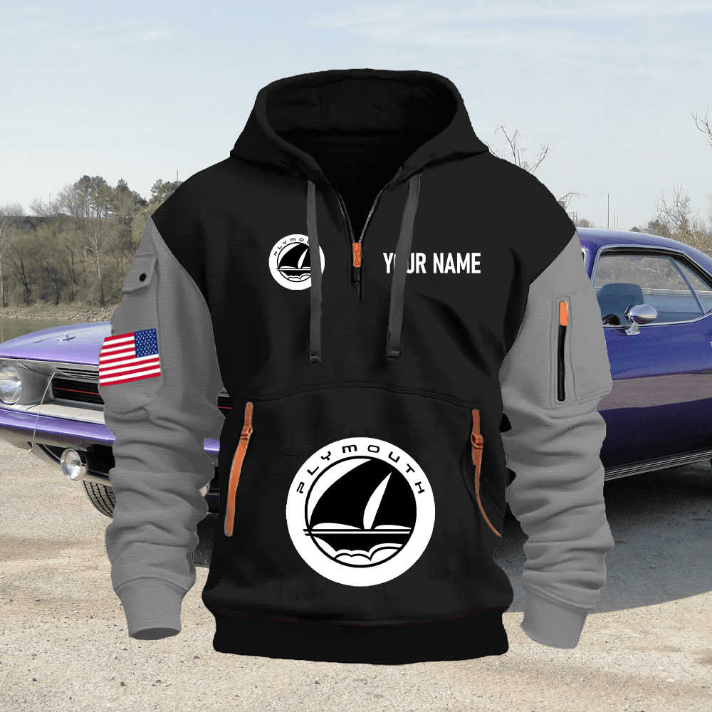 PM Custom Name Quarter Zipper Hoodie