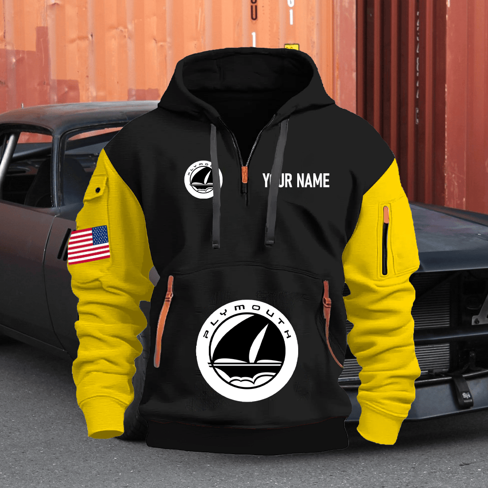PM Custom Name Quarter Zipper Hoodie