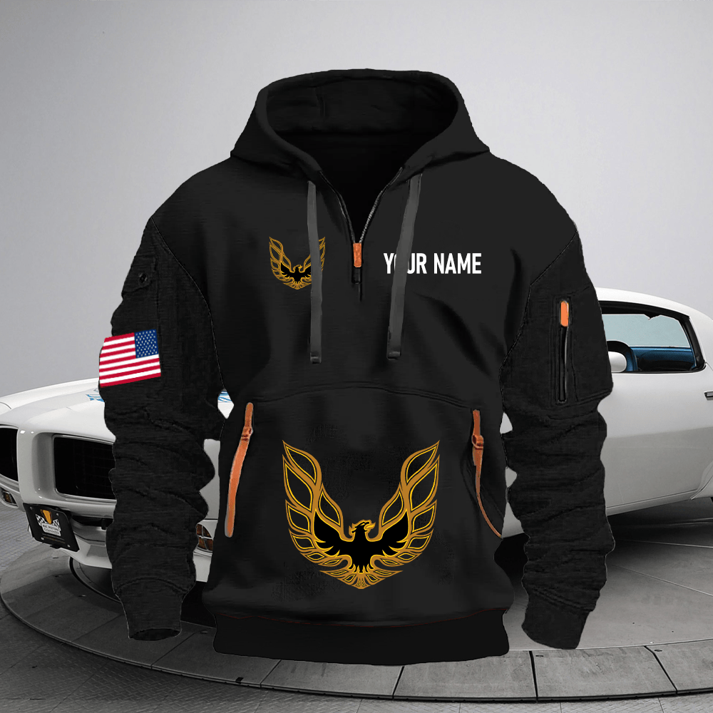PT FB Custom Name Quarter Zipper Hoodie