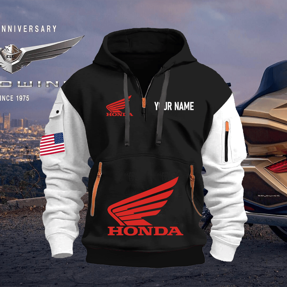 HO Custom Name Quarter Zipper Hoodie