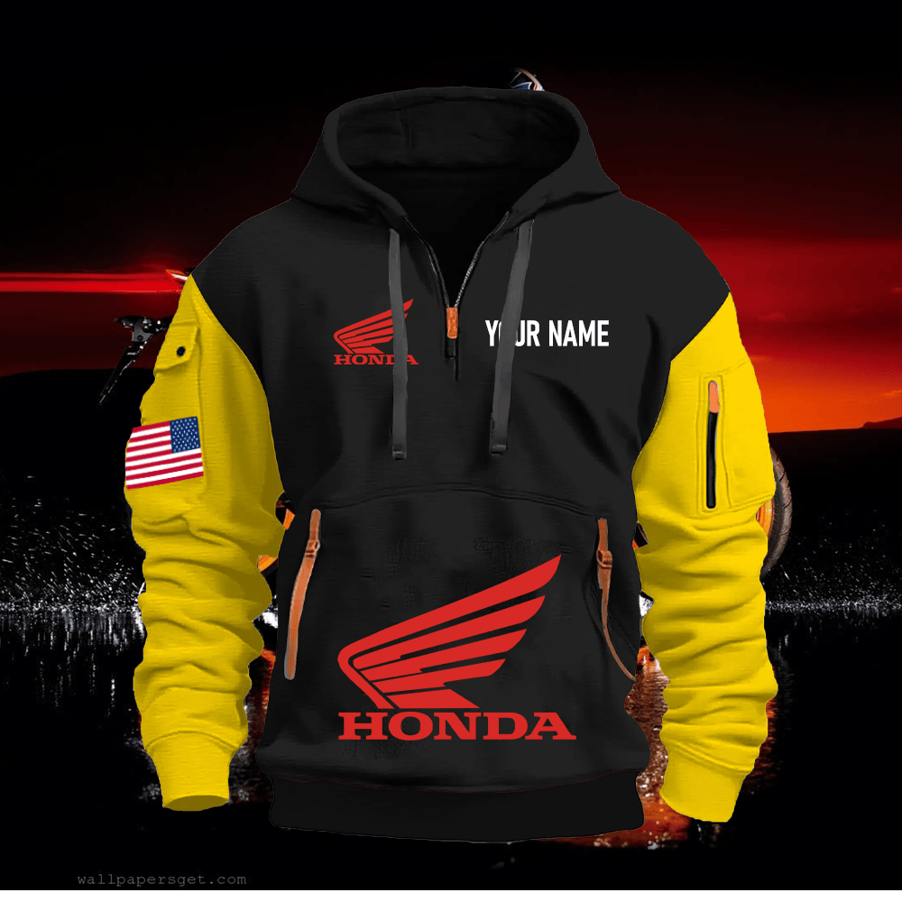 HO Custom Name Quarter Zipper Hoodie