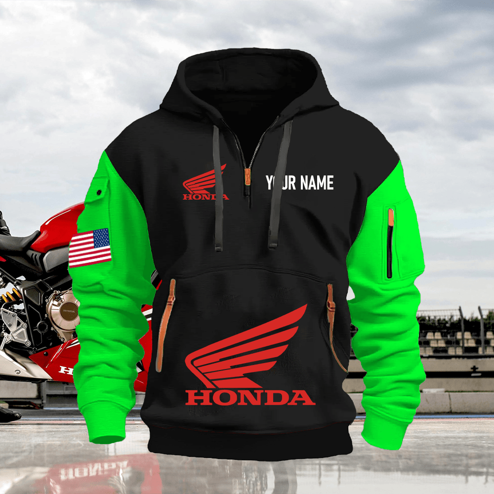 HO Custom Name Quarter Zipper Hoodie