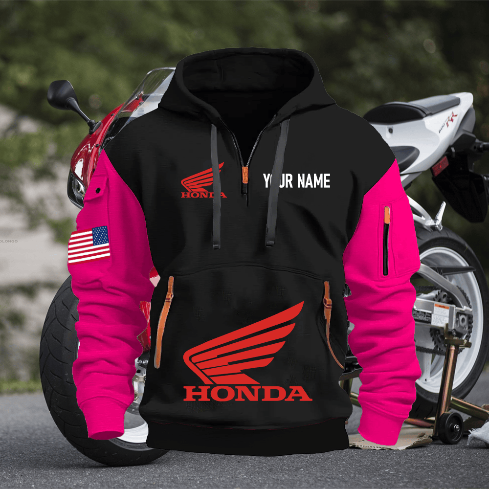 HO Custom Name Quarter Zipper Hoodie