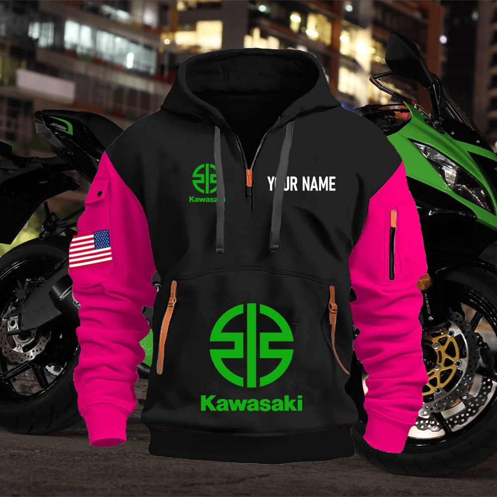 KK Custom Name Quarter Zipper Hoodie