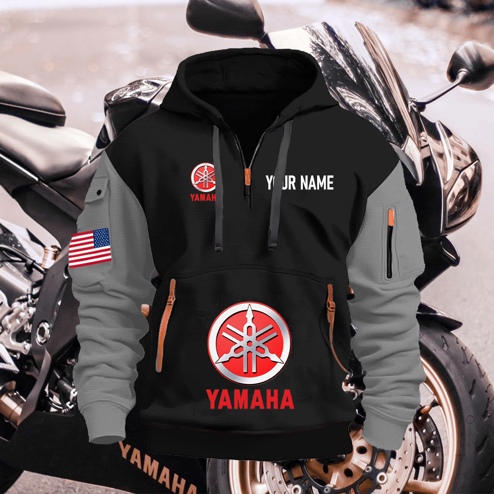 YA Custom Name Quarter Zipper Hoodie