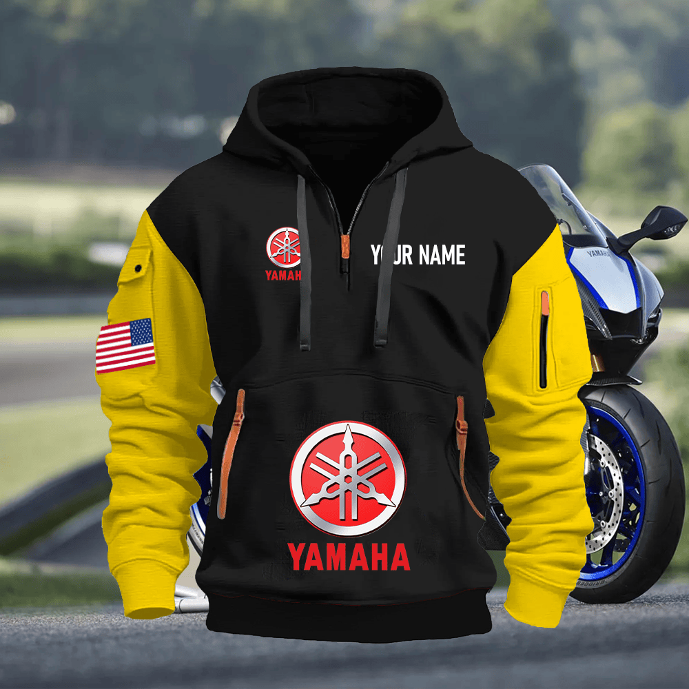 YA Custom Name Quarter Zipper Hoodie