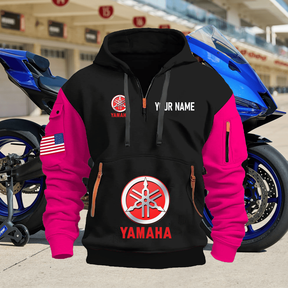 YA Custom Name Quarter Zipper Hoodie