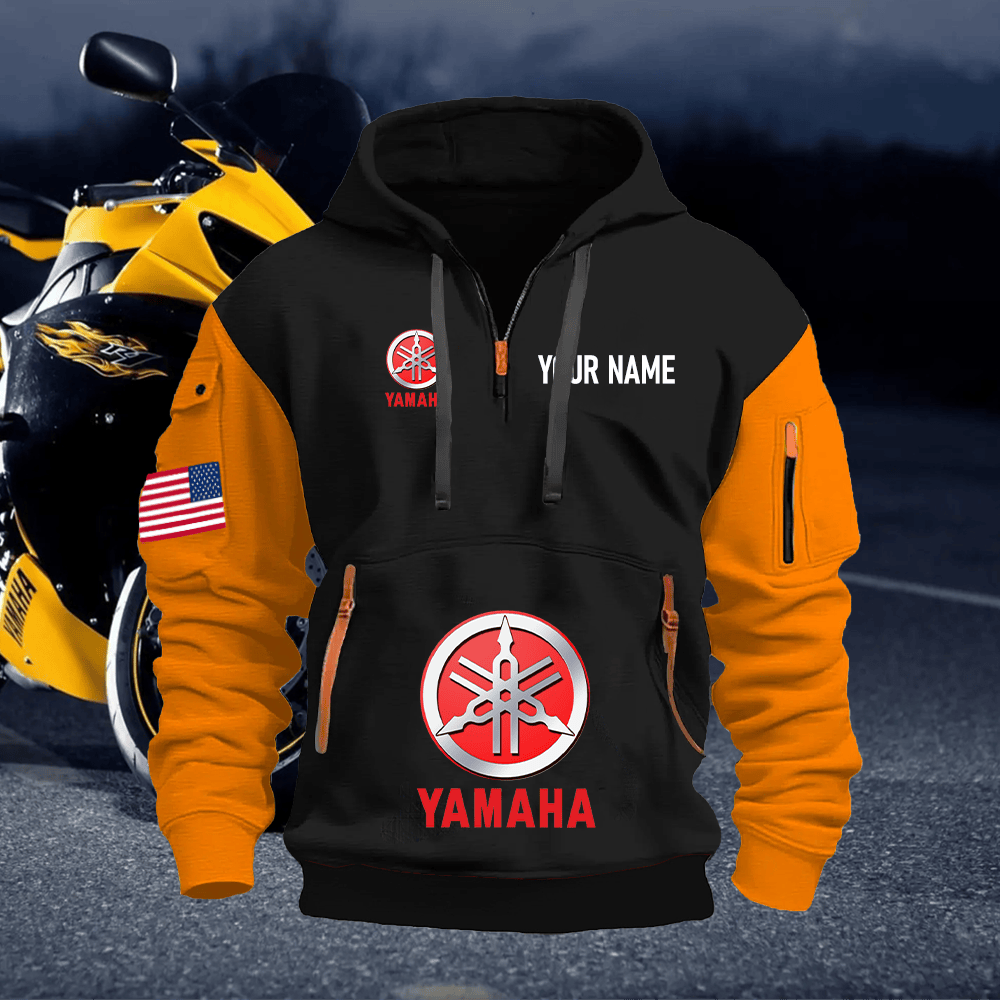 YA Custom Name Quarter Zipper Hoodie
