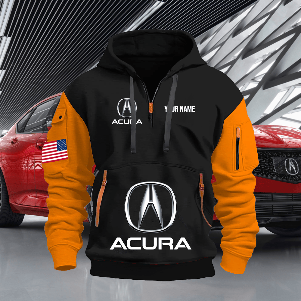 ACR Custom Print Name Quarter Zipper Hoodie