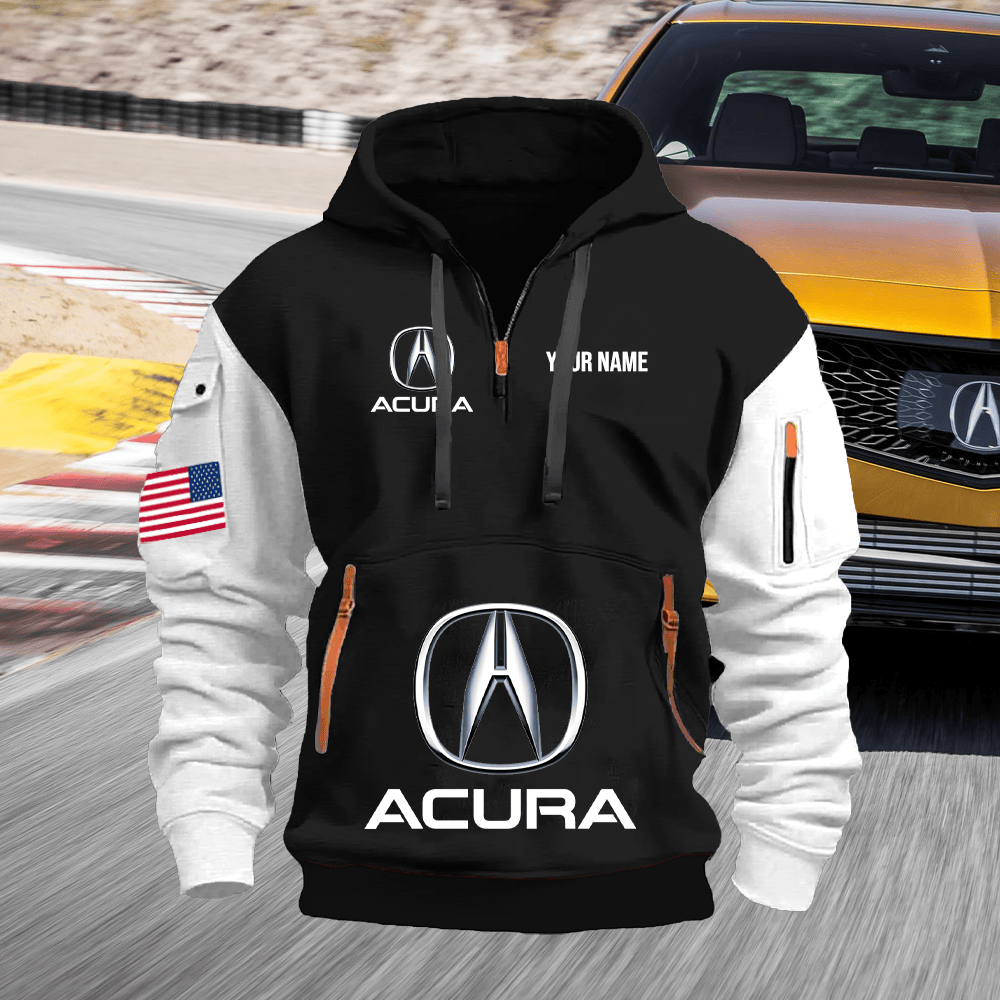 ACR Custom Print Name Quarter Zipper Hoodie