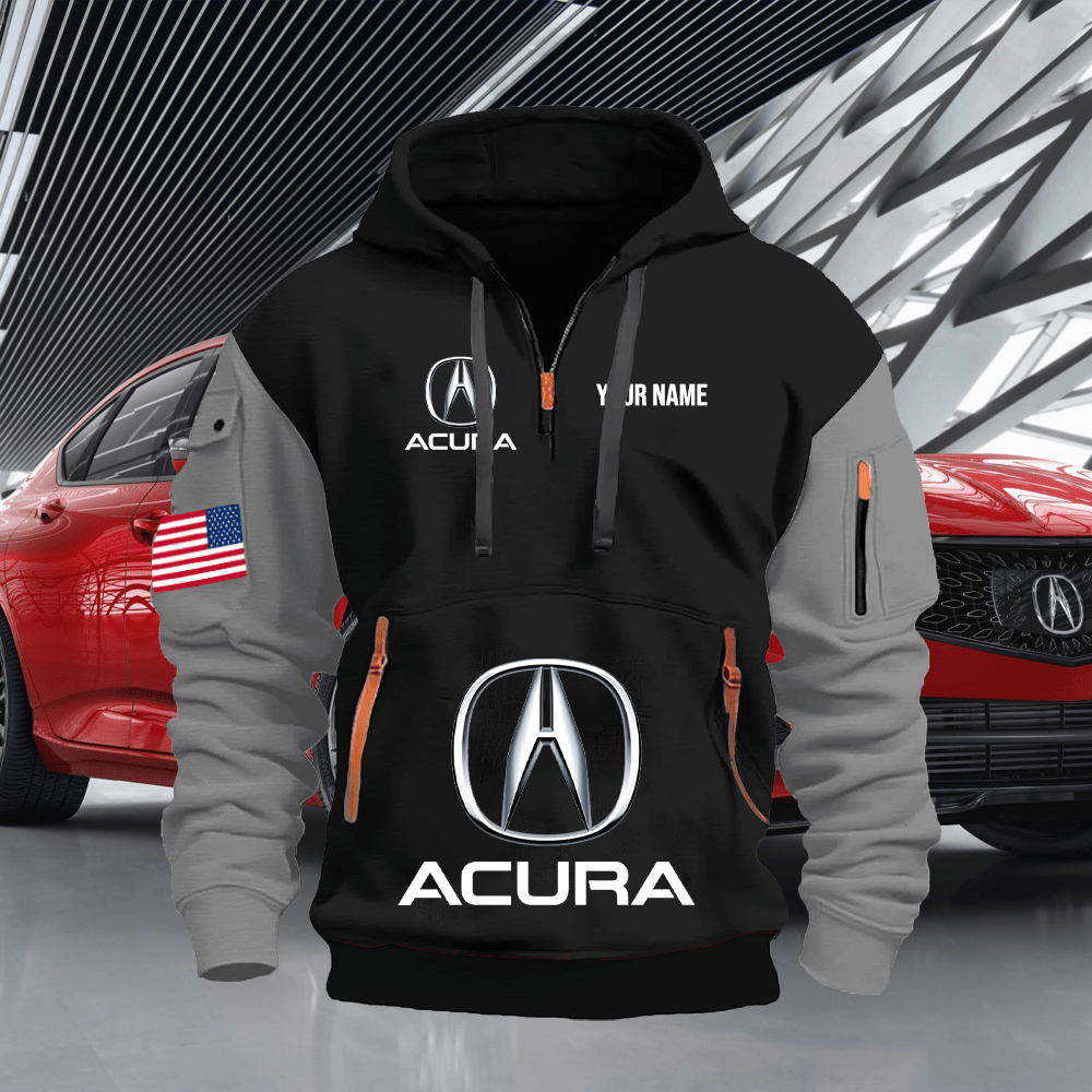 ACR Custom Print Name Quarter Zipper Hoodie