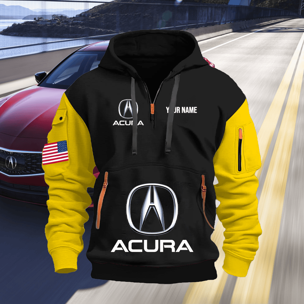ACR Custom Print Name Quarter Zipper Hoodie
