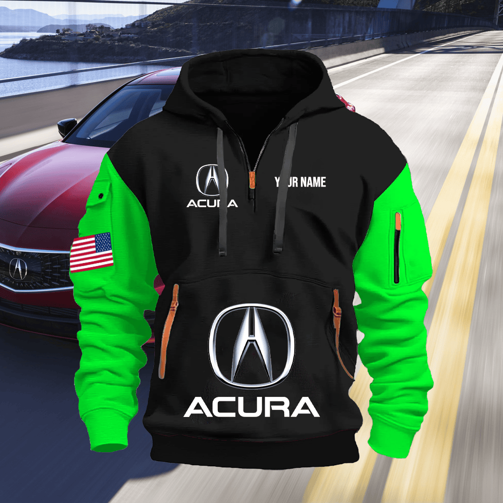 ACR Custom Print Name Quarter Zipper Hoodie