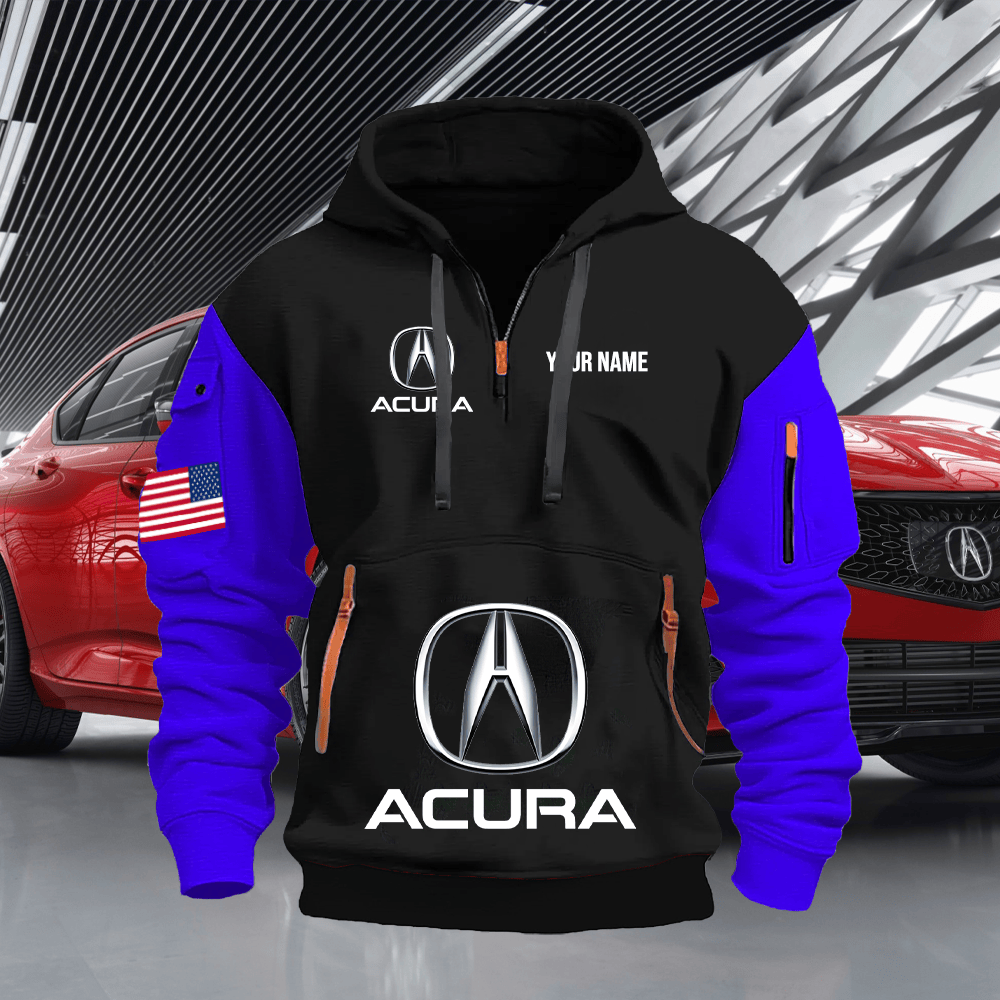 ACR Custom Print Name Quarter Zipper Hoodie