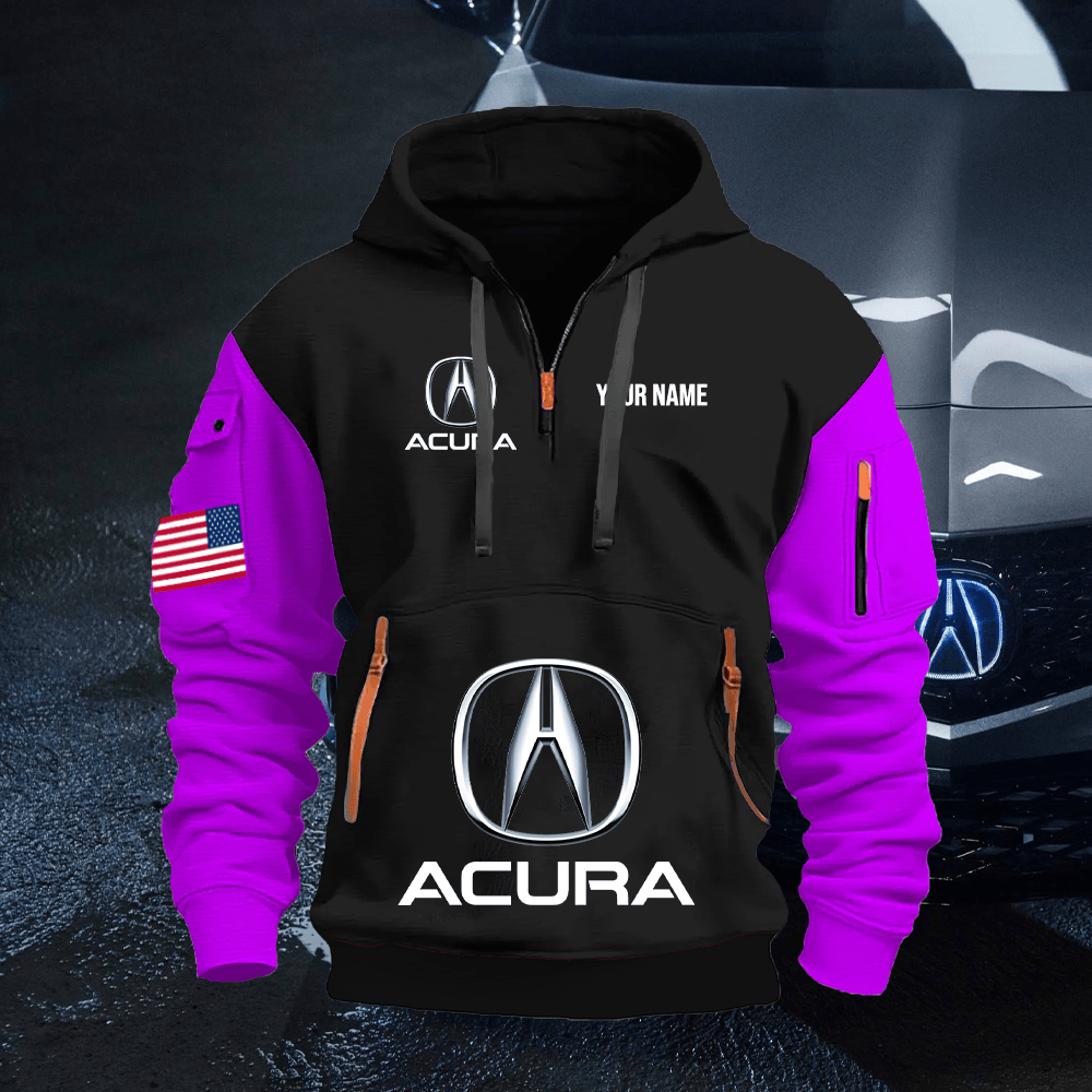 ACR Custom Print Name Quarter Zipper Hoodie