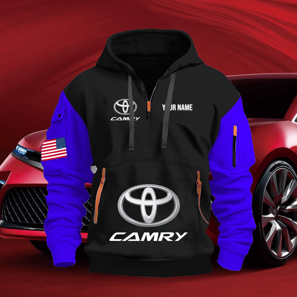 TY3 Custom Print Name Quarter Zipper Hoodie
