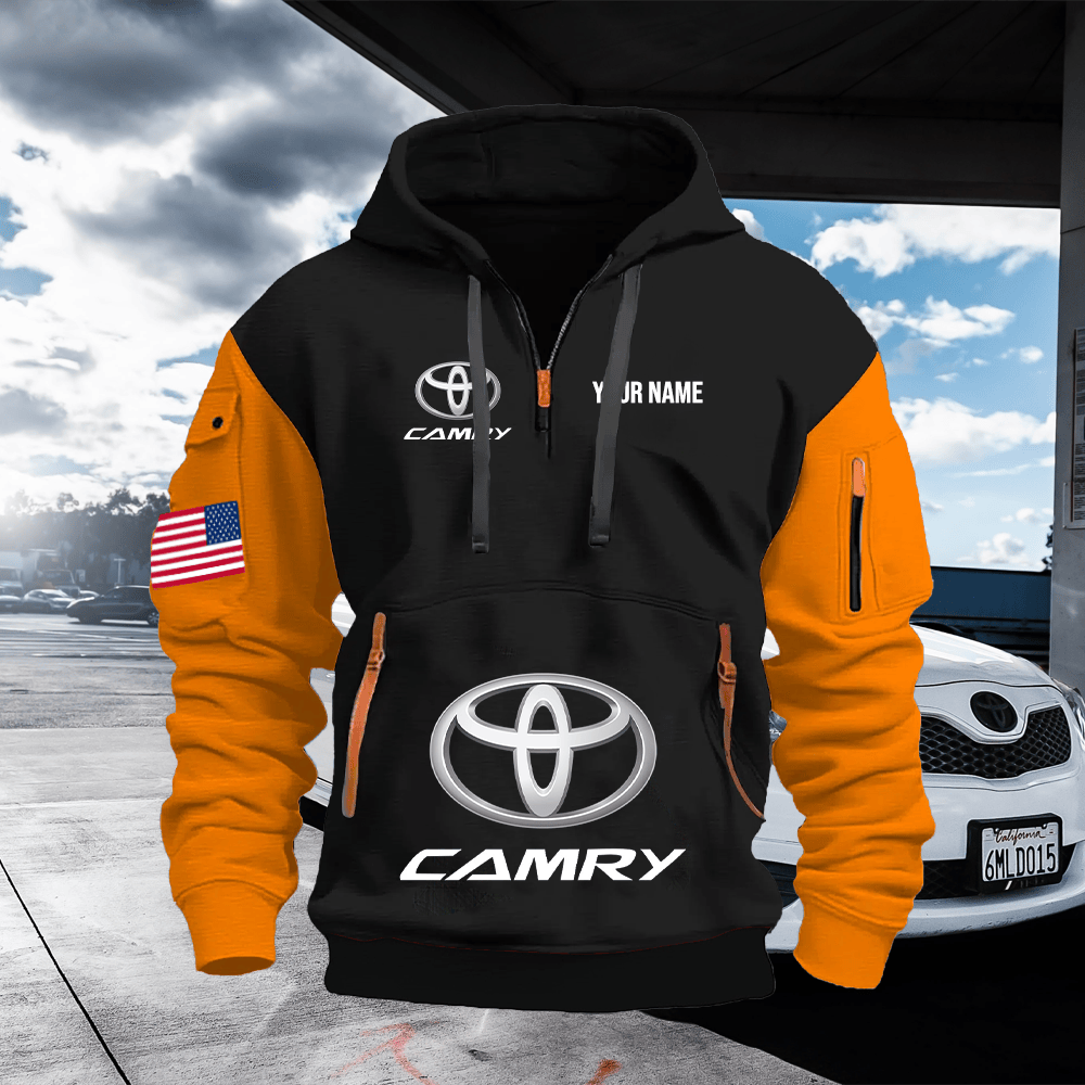 TY3 Custom Print Name Quarter Zipper Hoodie
