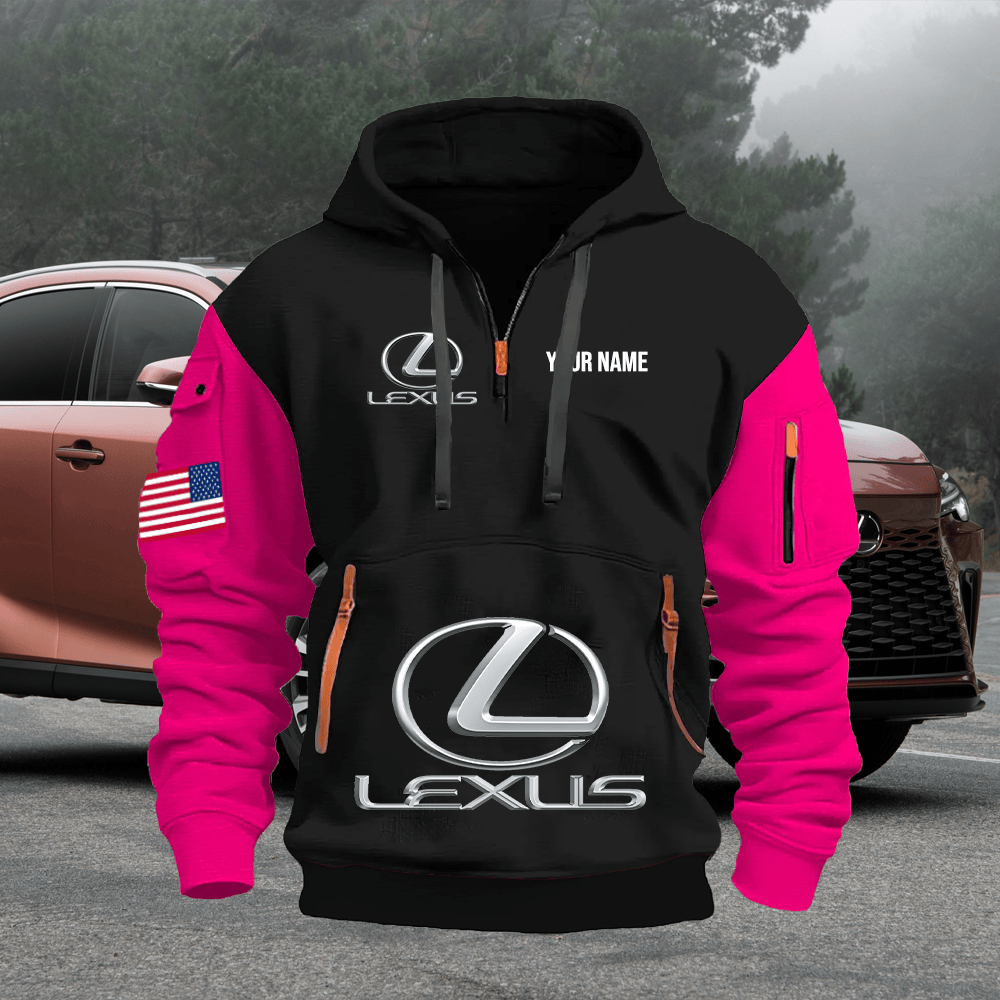 TY5 Custom Print Name Quarter Zipper Hoodie