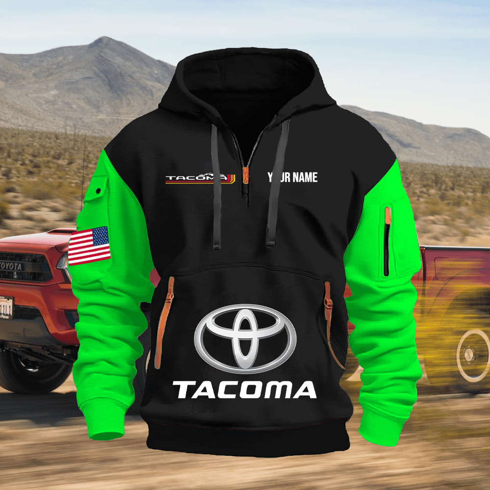 TY8 Custom Print Name Quarter Zipper Hoodie