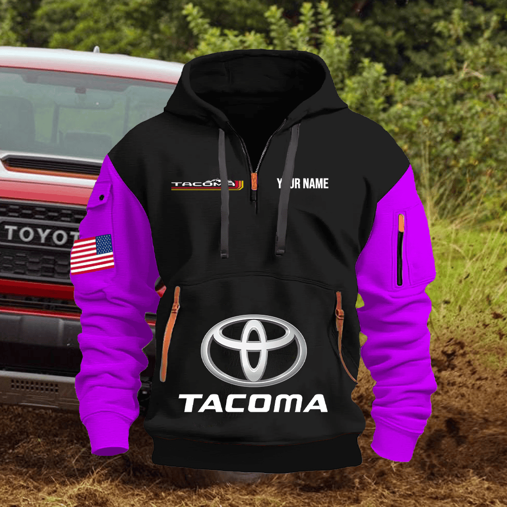 TY8 Custom Print Name Quarter Zipper Hoodie