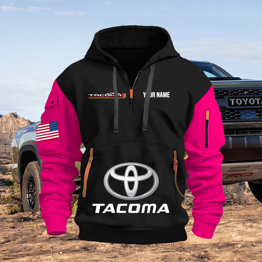 TY8 Custom Print Name Quarter Zipper Hoodie