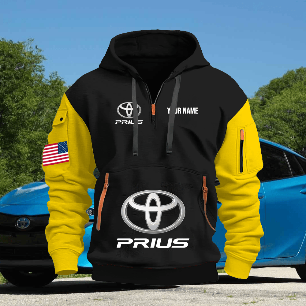 TY14 Custom Print Name Quarter Zipper Hoodie