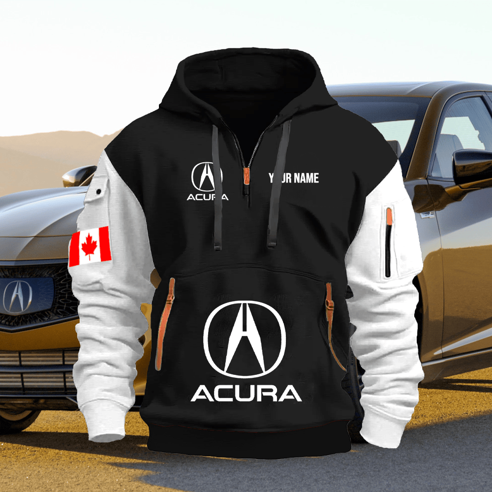ACR CA Custom Print Name Quarter Zipper Hoodie