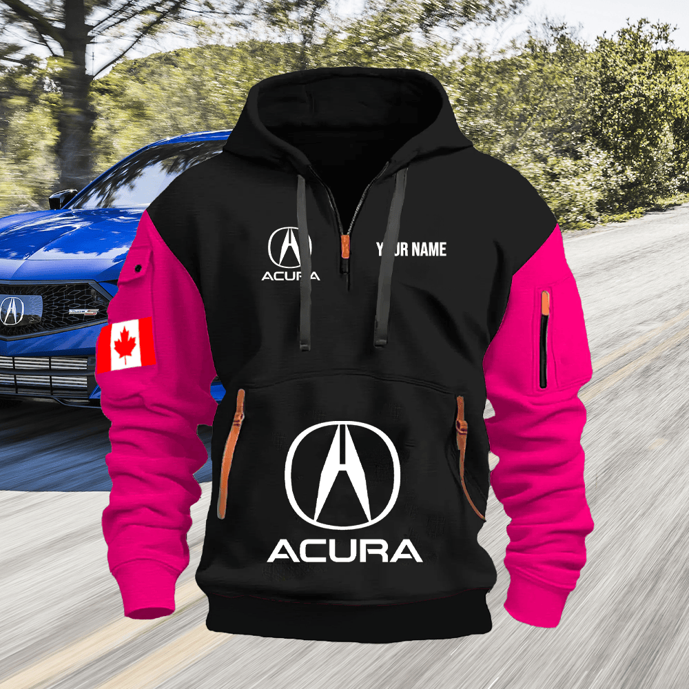 ACR CA Custom Print Name Quarter Zipper Hoodie