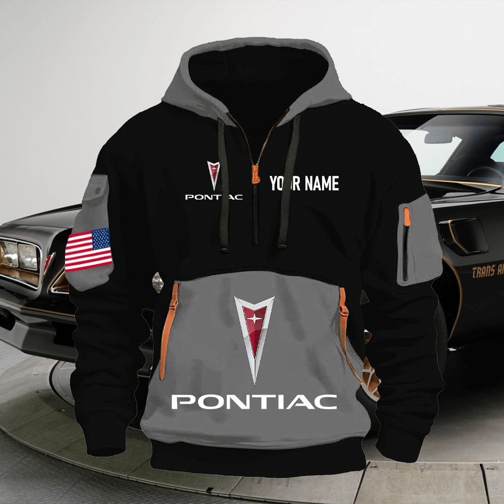 PT Print Name Quarter Zipper Hoodie