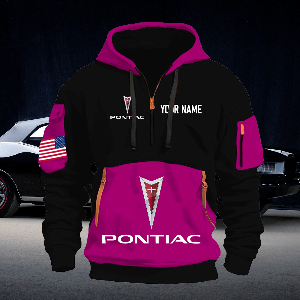 PT Print Name Quarter Zipper Hoodie