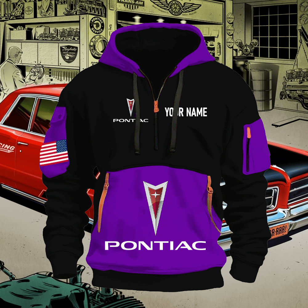 PT Print Name Quarter Zipper Hoodie