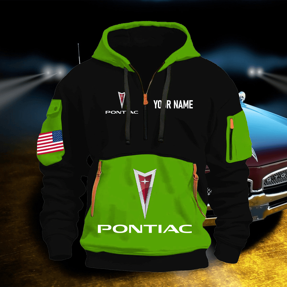 PT Print Name Quarter Zipper Hoodie