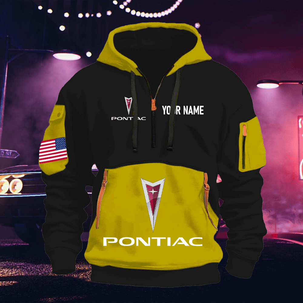 PT Print Name Quarter Zipper Hoodie