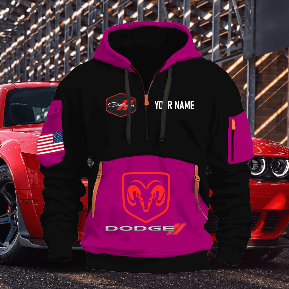 DG CH Print Name Quarter Zipper Hoodie