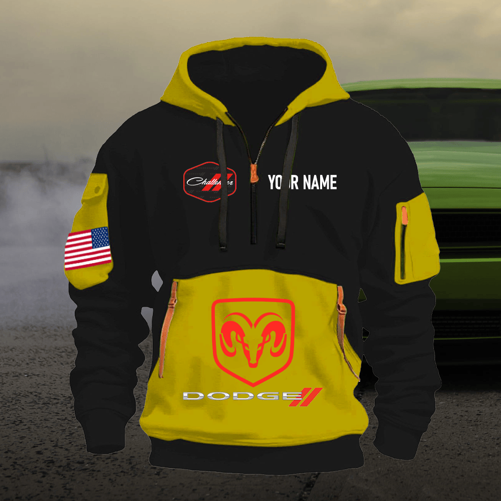 DG CH Print Name Quarter Zipper Hoodie