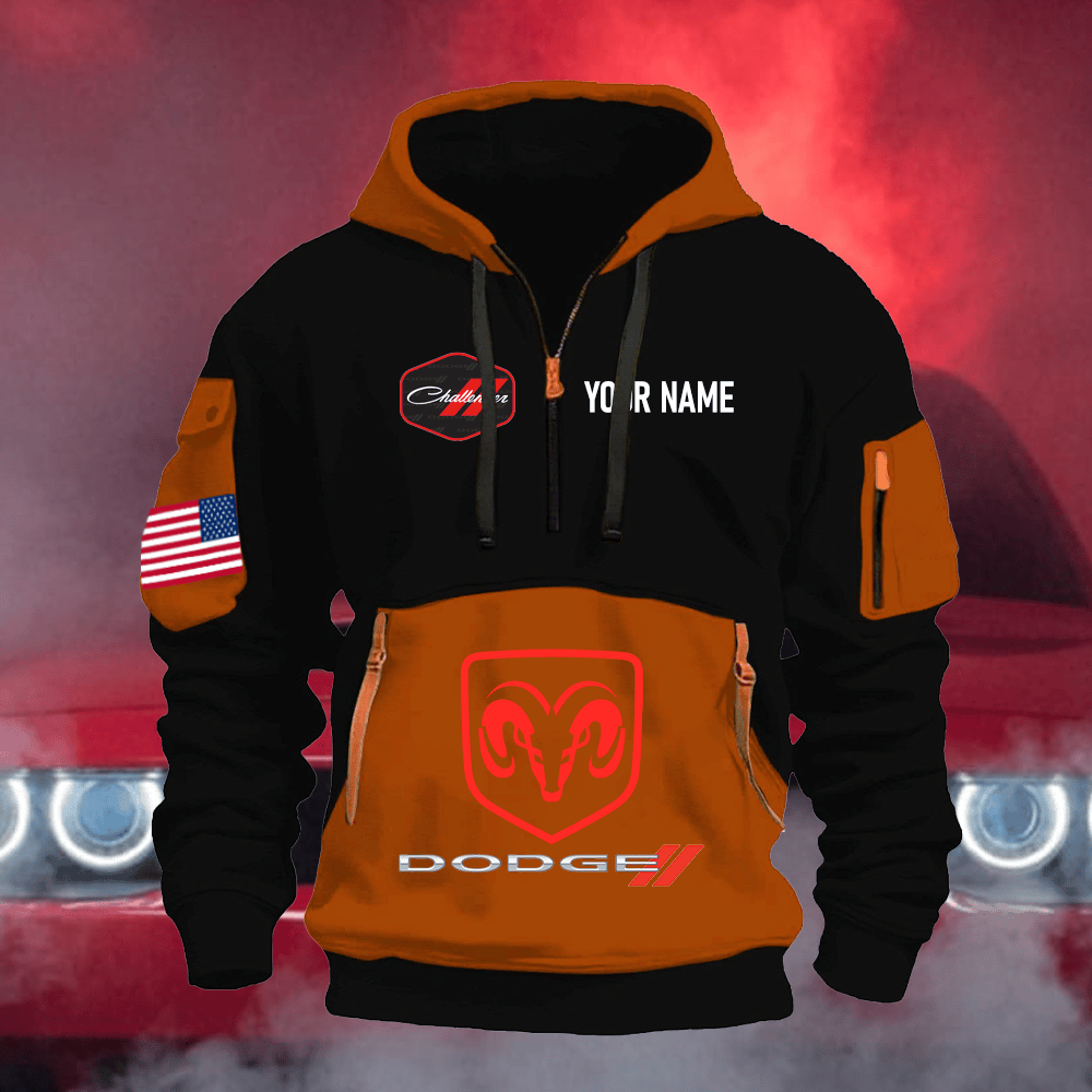 DG CH Print Name Quarter Zipper Hoodie