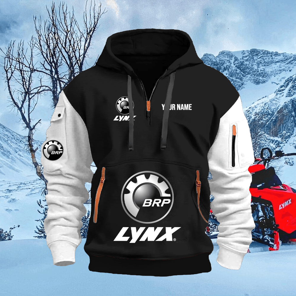 LY Custom Name Quarter Zipper Hoodie