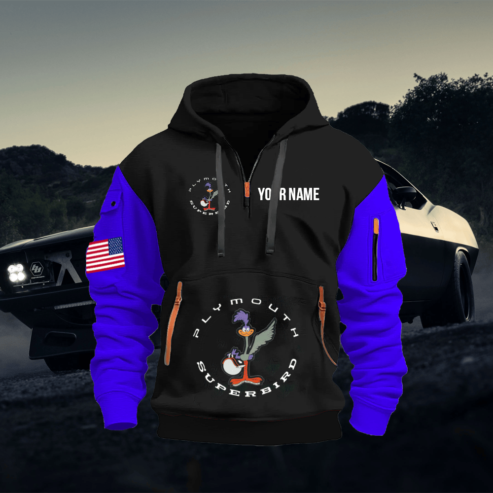 PM Custom Print Quarter Zipper Hoodie