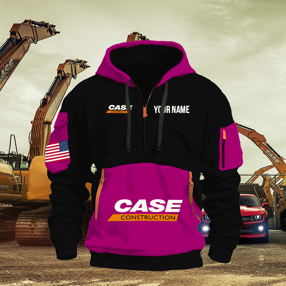 CS CE Print Name Quarter Zipper Hoodie