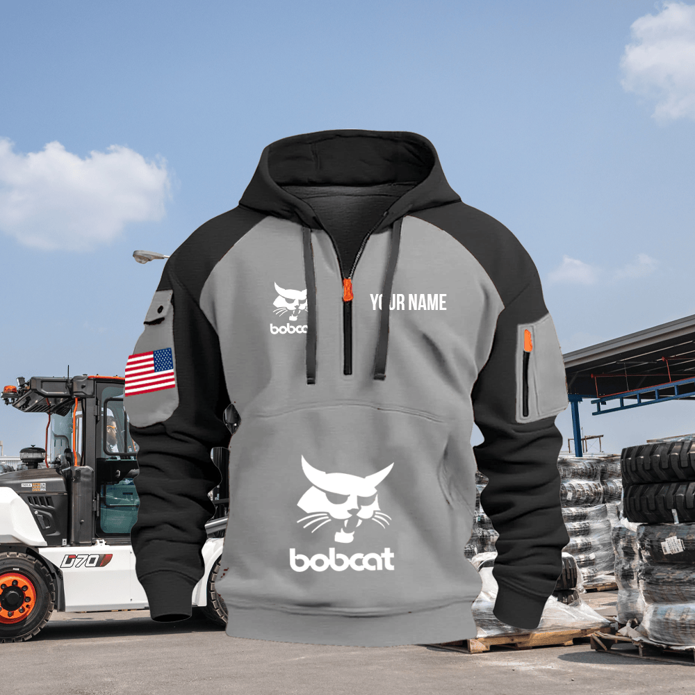 BC Custom Name Quarter Zipper Hoodie
