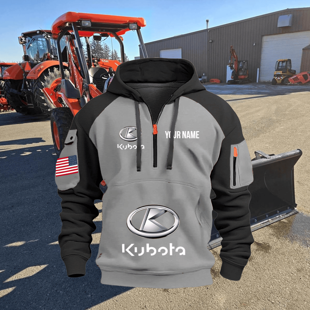 KB Custom Name Quarter Zipper Hoodie
