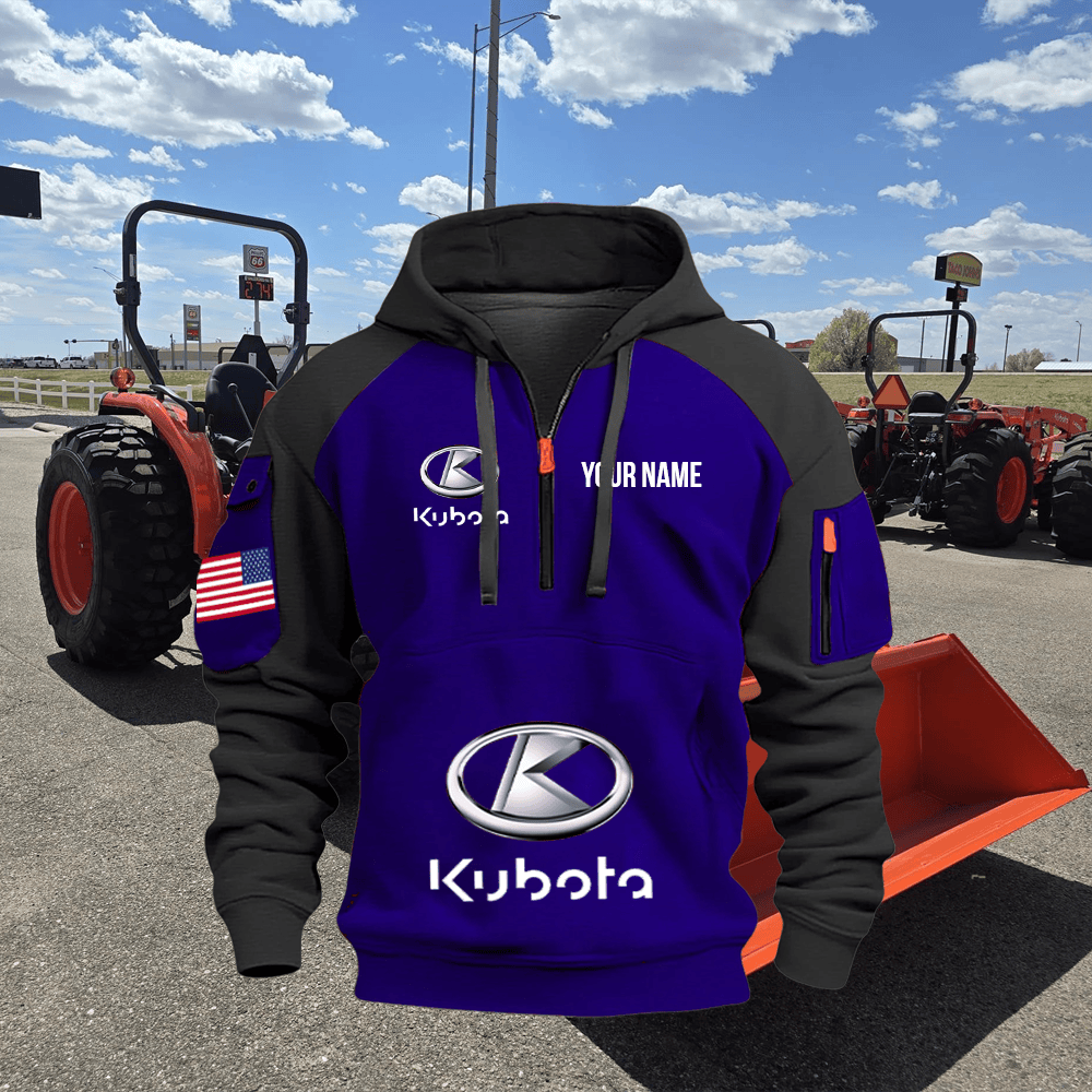 KB Custom Name Quarter Zipper Hoodie
