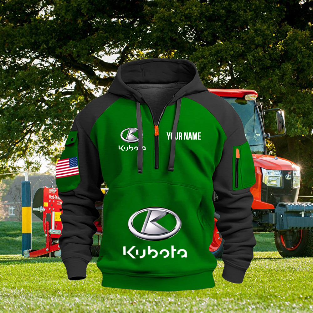 KB Custom Name Quarter Zipper Hoodie